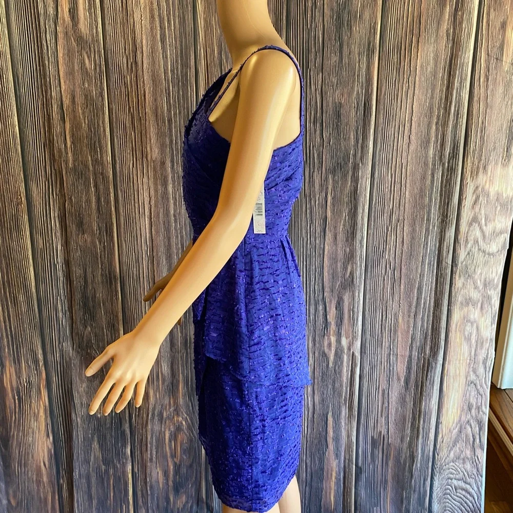 Antonio Melanie NWT indigo blue formal dress sz 4 color N41 American Dress